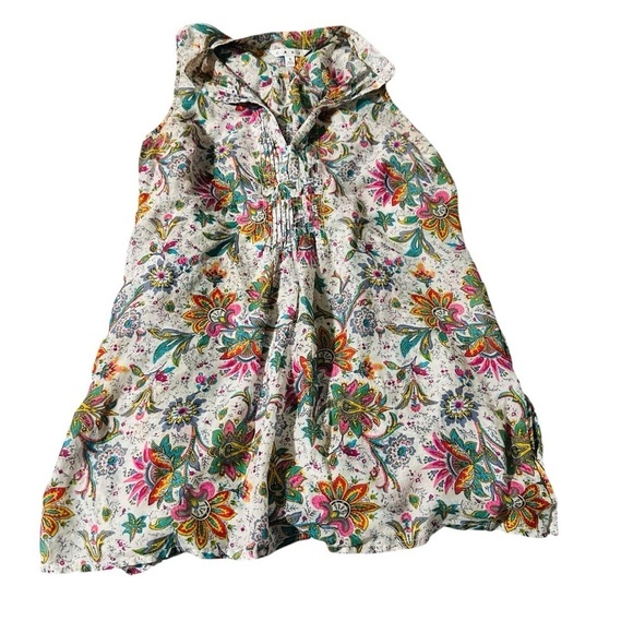CAbi Tops - Cabi women's size small silk blend floral sheer sleeveless blouse